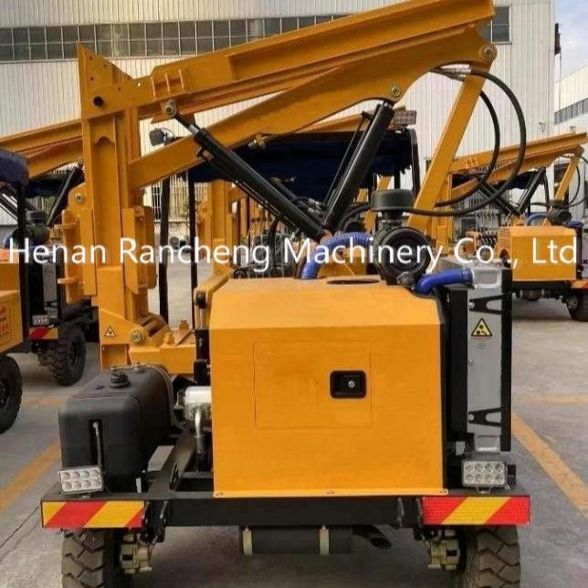 Người điều khiển đống năng lượng mặt trời với động cơ 39KW cho độ sâu 170 cm và trọng lượng xe 2,8t