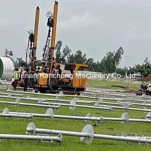 Người điều khiển đống năng lượng mặt trời với động cơ 39KW cho độ sâu 170 cm và trọng lượng xe 2,8t