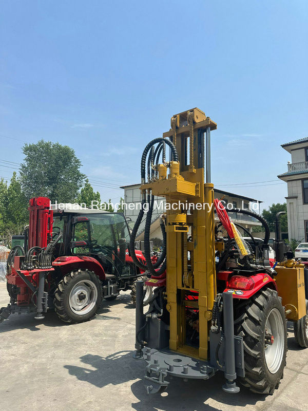 Máy khoan thủy lực được gắn trên máy kéo di động để khoan giếng nước