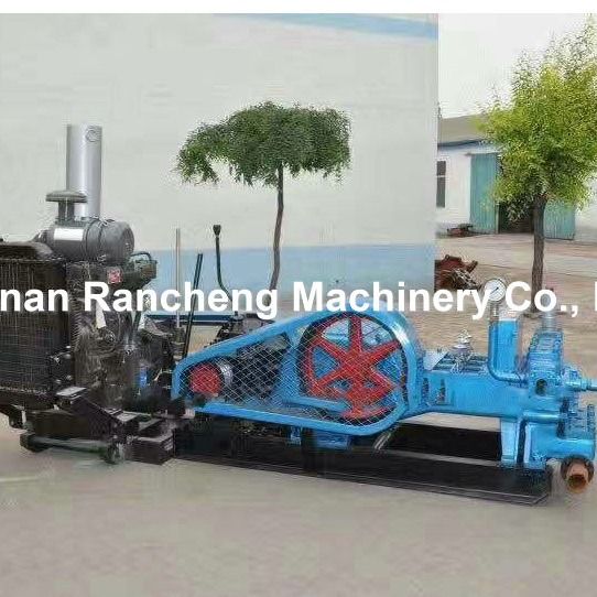 Máy diesel loại bơm bùn Max 600L/Min Horizontal ba xi-lanh hai vai trò Penthouse Detroit bơm piston