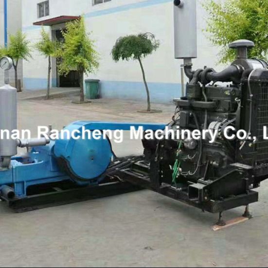 Máy diesel loại bơm bùn Max 600L/Min Horizontal ba xi-lanh hai vai trò Penthouse Detroit bơm piston