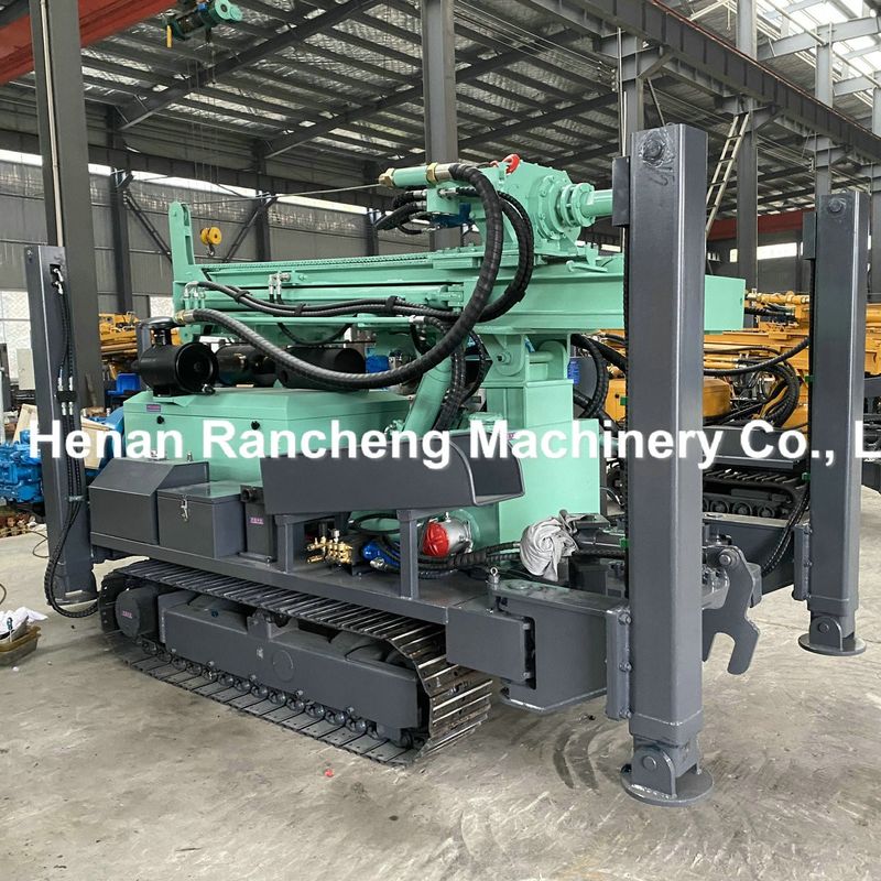 Độ sâu khoan 350m Máy khoan giếng nước với động cơ Yuchai 91KW