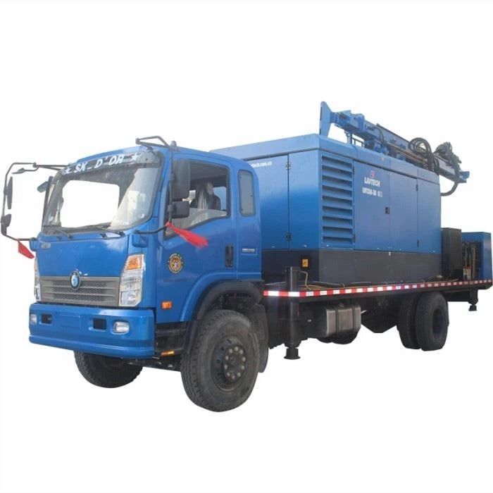 200m nước sâu giếng khoan Rig với 118HP Cu-mmins cho 115-350mm khoan