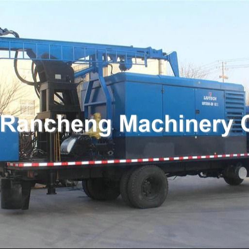 200m nước sâu giếng khoan Rig với 118HP Cummins cho 115-350mm khoan