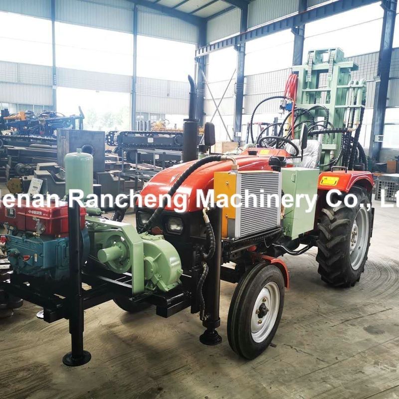 200m Máy kéo gắn máy khoan giếng nước sâu 45HP Động cơ diesel Máy khoan giếng nước thủy lực