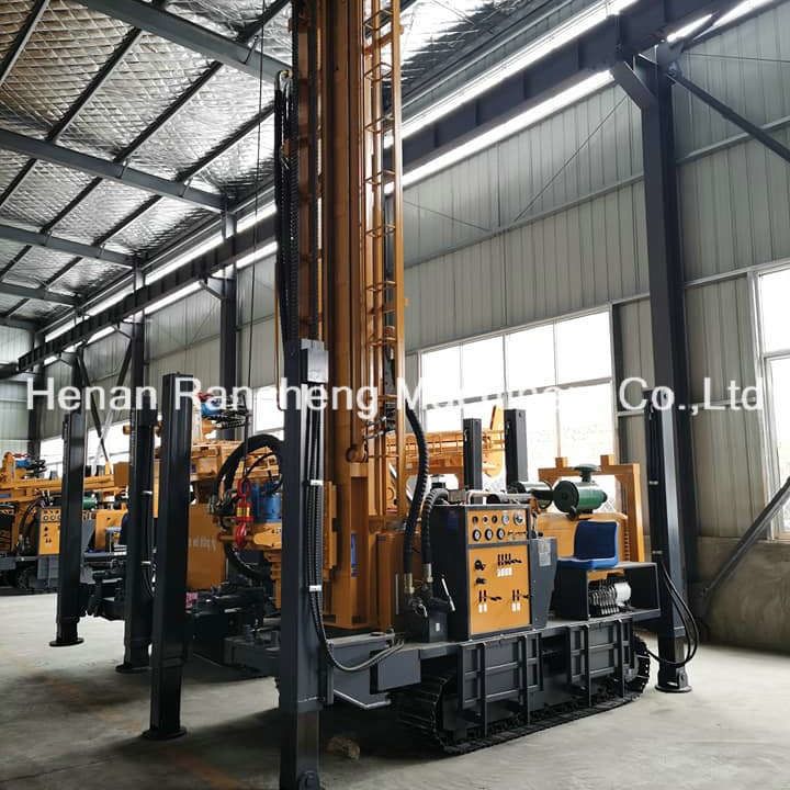 Động cơ diesel đa chức năng khoan giếng nước Rig Crawler gắn máy với động cơ Yuchai 118KW