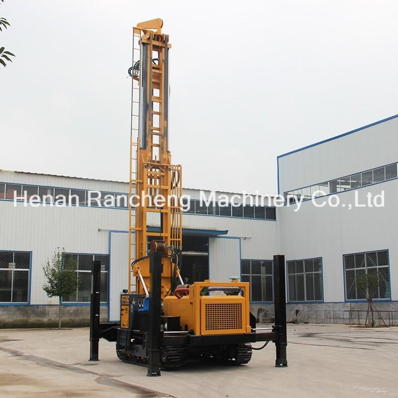 Động cơ diesel đa chức năng khoan giếng nước Rig Crawler gắn máy với động cơ Yuchai 118KW