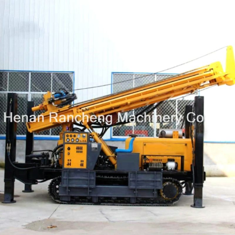 Động cơ diesel đa chức năng khoan giếng nước Rig Crawler gắn máy với động cơ Yuchai 118KW