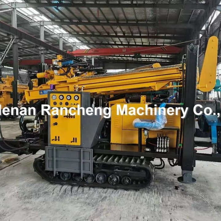 200m Deep Hydraulic Rotary Borehole Drill Rig DTH Máy khoan giếng nước sâu