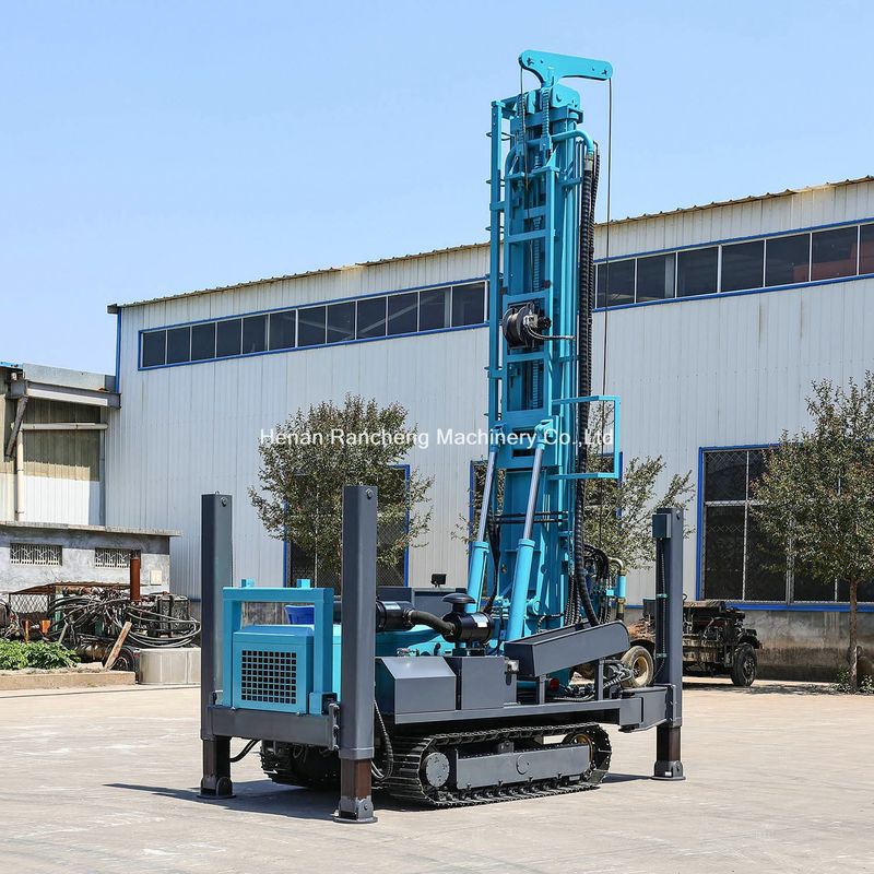 280m Đường khoan giếng nước Diesel Điện thủy lực CE / ISO được chứng nhận cho làng / tưới tiêu