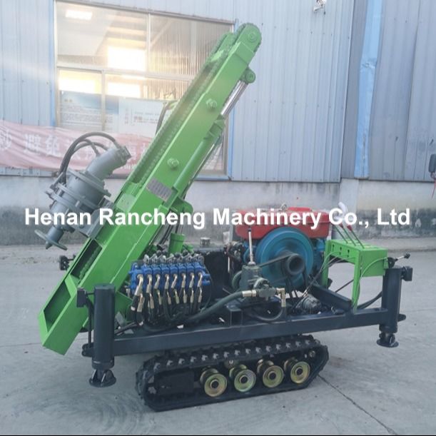 1.2T 30m 30HP động cơ năng lượng Crawler năng lượng mặt trời với 4 chân thủy lực