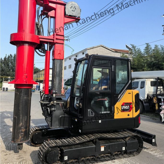 RCQ-10C Mini Hydraulic Rotary Piling Rig Kubota Động cơ diesel Sany Chassis Excavator