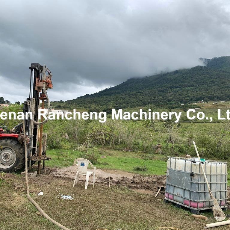 200m Máy kéo gắn máy khoan giếng nước sâu 45HP Động cơ diesel Máy khoan giếng nước thủy lực