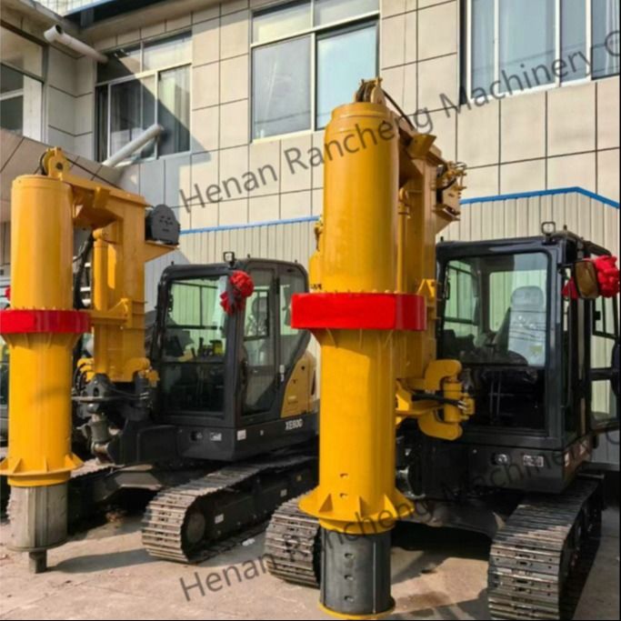 RCQ-10C Máy khoan cối mini thủy lực Độ sâu 10m Với động cơ Kubota 36KW Sany SY60C Chassis Excavator