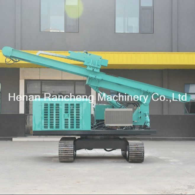 Xây dựng mặt đất Photovoltaic Hydraulic Crawler Solar Pile Driver RC240Y Hydraulic Ramming Solar Pile Machine