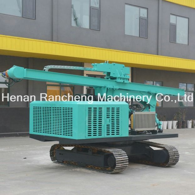 Xây dựng mặt đất Photovoltaic Hydraulic Crawler Solar Pile Driver RC240Y Hydraulic Ramming Solar Pile Machine