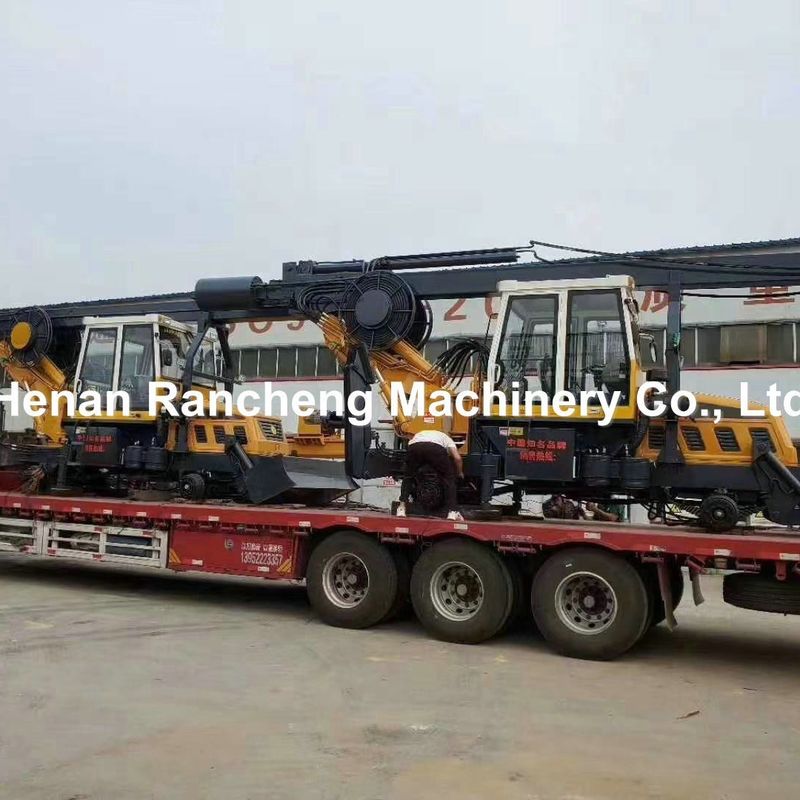 Loại bánh xe Đường vuông Rod quay khoan khoan ốc trình điều khiển ốc máy ốc Đường đất Vít hàng rào Thiết bị thủy lực