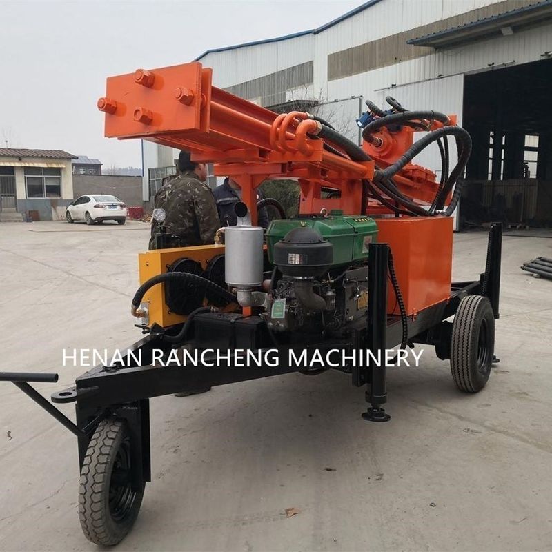 150 mét di động giếng nước khoan giếng khoan được trang bị bởi 32HP động cơ diesel