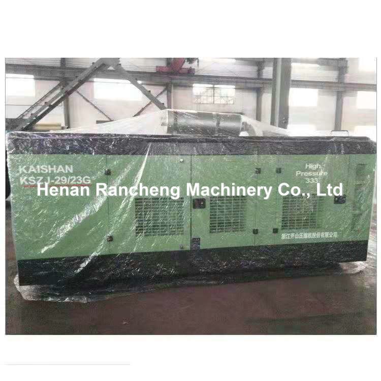 29m³/phút (1025cfm) Máy nén khí Dung tích khí: 1036CFM Áp suất làm việc: 23bar Động cơ Yuchai 400HP
