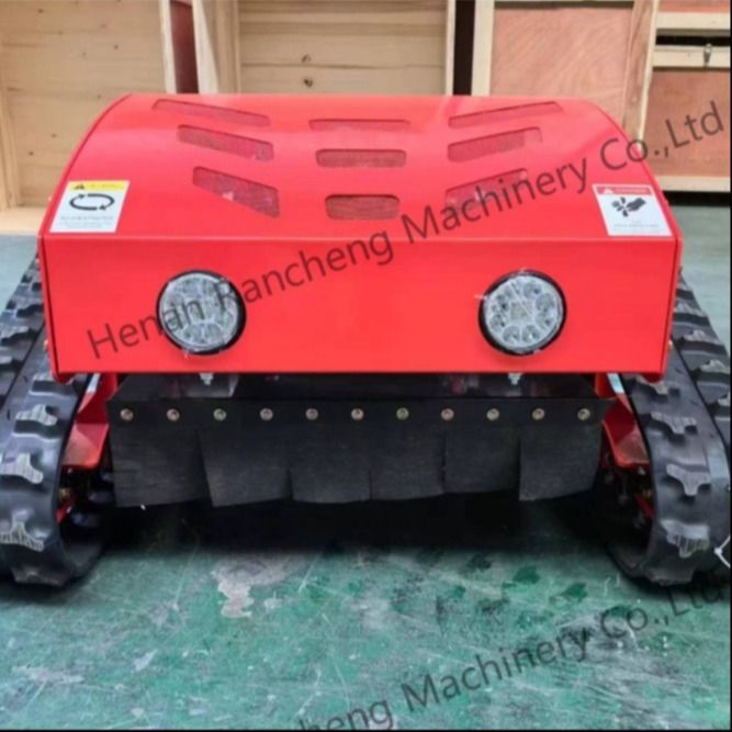 Máy cắt cỏ loại Crawler 4 bánh lai điều khiển từ xa 20mm-180mm Chiều cao cắt