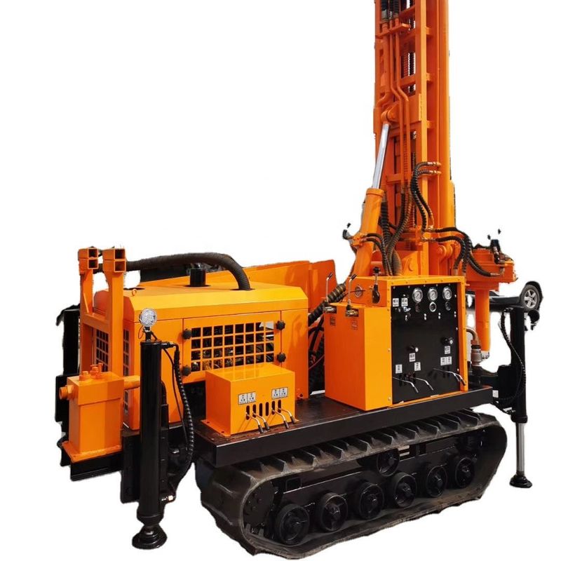 Loại Crawler thủy lực giếng khoan nước Rig cho 3500-3800Nm Max mô-men xoắn của quay