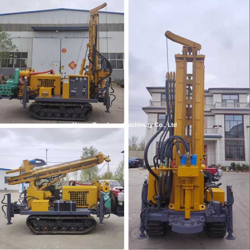 Loại Crawler thủy lực giếng khoan nước Rig cho 3500-3800Nm Max mô-men xoắn của quay