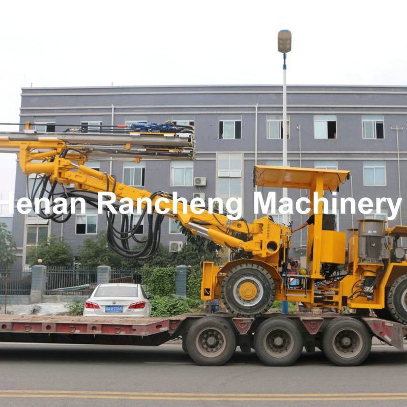 RCZ-22J All Hydraulic Tunneling Jumbo Drilling Rig 3880mm Độ sâu khoan với động cơ diesel 93KW / 125HP