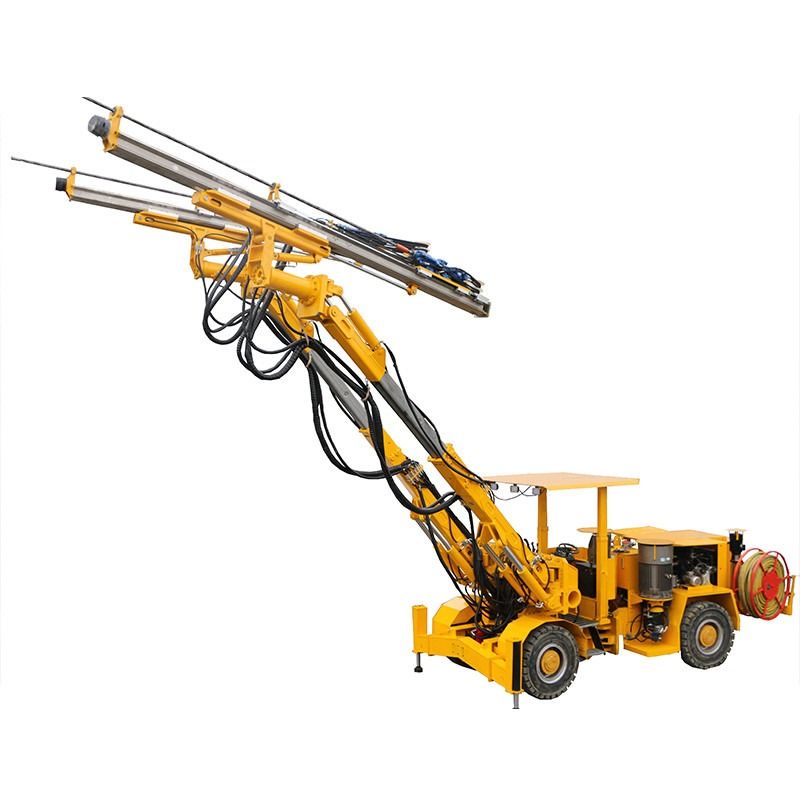 RCZ-22J All Hydraulic Tunneling Jumbo Drilling Rig 3880mm Độ sâu khoan với động cơ diesel 93KW / 125HP