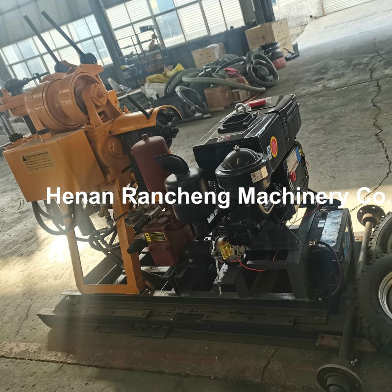 200m Độ sâu thủy lực nhỏ khoan khoan giàn Mutil chức năng máy khoan với động cơ diesel 20HP