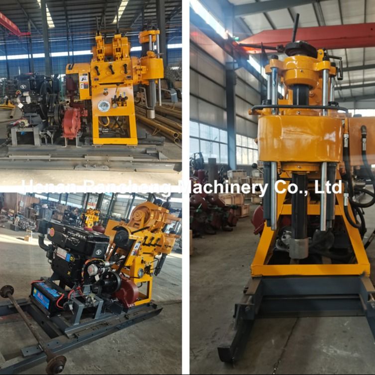 200m Độ sâu thủy lực nhỏ khoan khoan giàn Mutil chức năng máy khoan với động cơ diesel 20HP