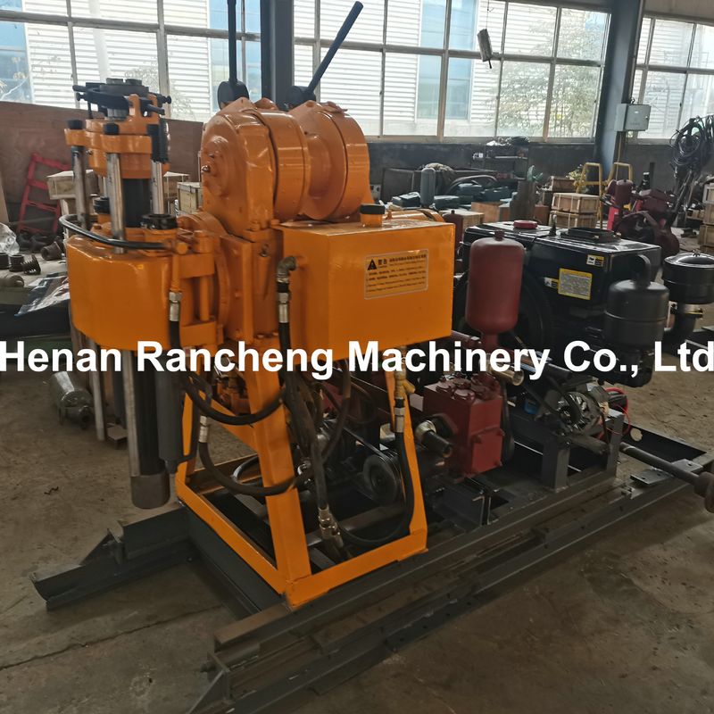 200m Độ sâu thủy lực nhỏ khoan khoan giàn Mutil chức năng máy khoan với động cơ diesel 20HP