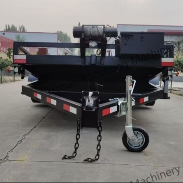 5t 5m*2.2m Platform Truck Semi Trailer Axle For Cargo Transport (Điều kiện vận chuyển hàng hóa)