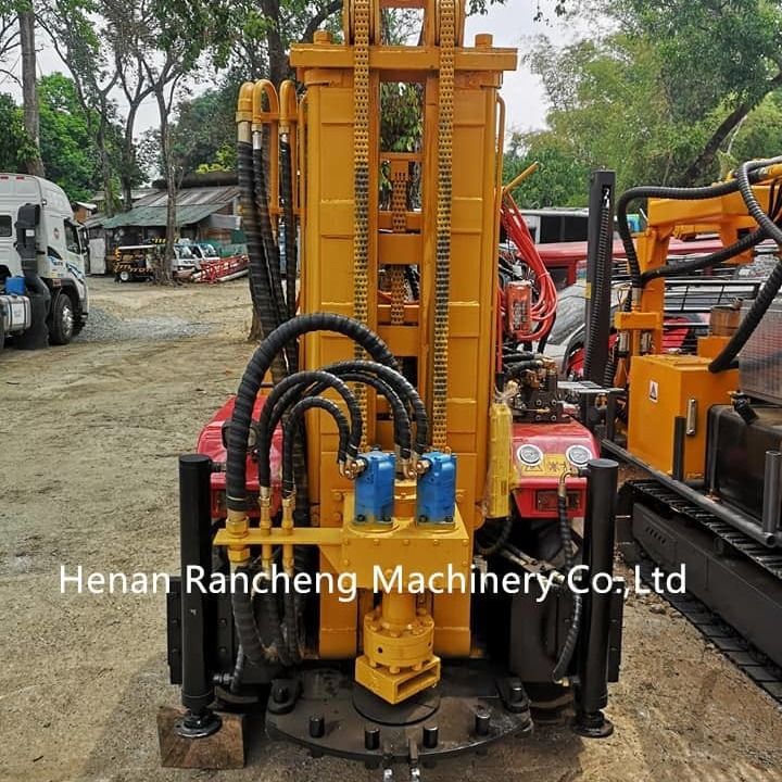 Máy kéo động cơ diesel chạy bằng động cơ khoan sâu 200m cho giếng nước