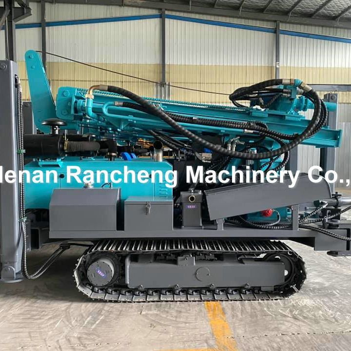 Giàn khoan giếng nước bánh xích RCF260C Máy khoan giếng nước thủy lực quay lỗ khoan 70kw Máy khoan giếng nước diesel