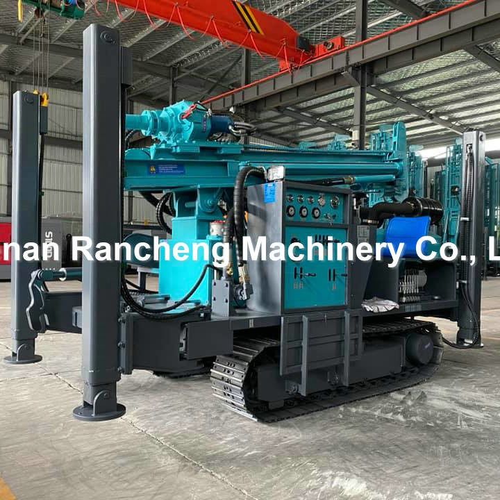 Giàn khoan giếng nước bánh xích RCF260C Máy khoan giếng nước thủy lực quay lỗ khoan 70kw Máy khoan giếng nước diesel