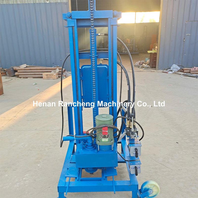 Đàn khoan thủy thủng điện di động sâu 100m với động cơ 22 mã lực 40kg tải trọng tối đa