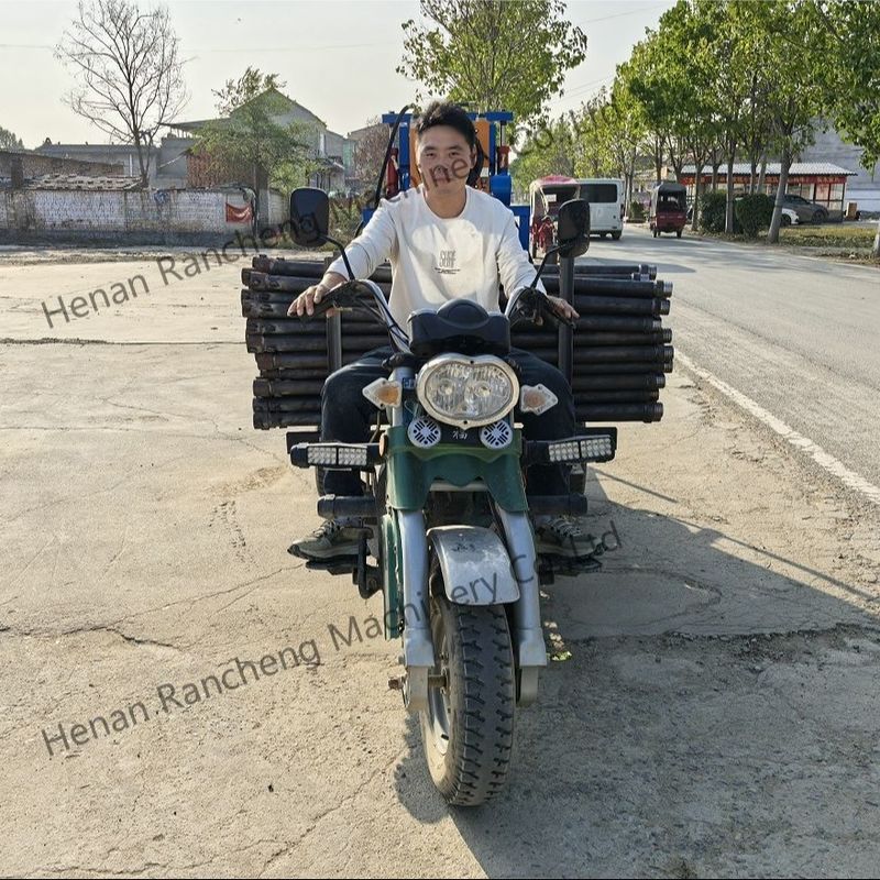 Máy khoan giếng nước nhỏ thủy lực di động ba bánh cho khoan khoan hiệu quả