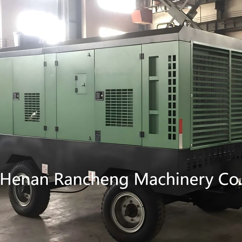 Máy nén khí trục vít động cơ diesel 1107CFM 25Bar Máy nén khí di động cho áp suất 2.5-1.8 Mpa