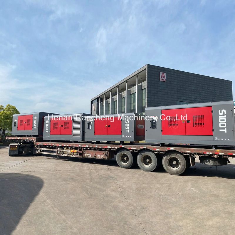 Công suất khí 31m3/Phút Máy nén khí S100T Áp suất làm việc 25bar Với Động cơ Xichai 309KW