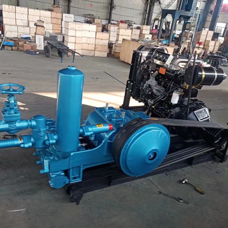Máy diesel loại bơm bùn Max 600L/Min Horizontal ba xi-lanh hai vai trò Penthouse Detroit bơm piston