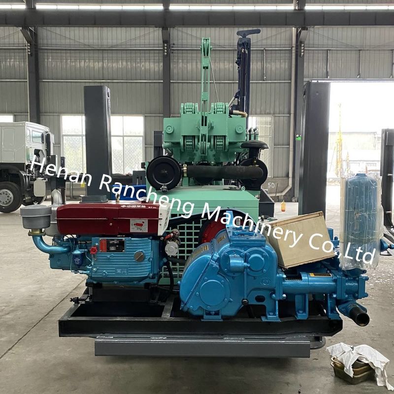 Giàn khoan DTH giếng nước sâu 350m vận hành thủy lực hoàn toàn