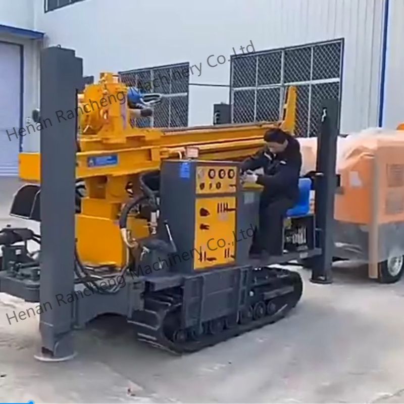 Giàn khoan giếng nước 280m với Mô-men xoắn cực đại 7000-9000Nm - Nguồn thủy lực diesel