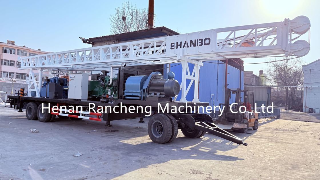 Ứng dụng khoan giếng nước với động cơ diesel Cummins 132KW để khoan nước 600m
