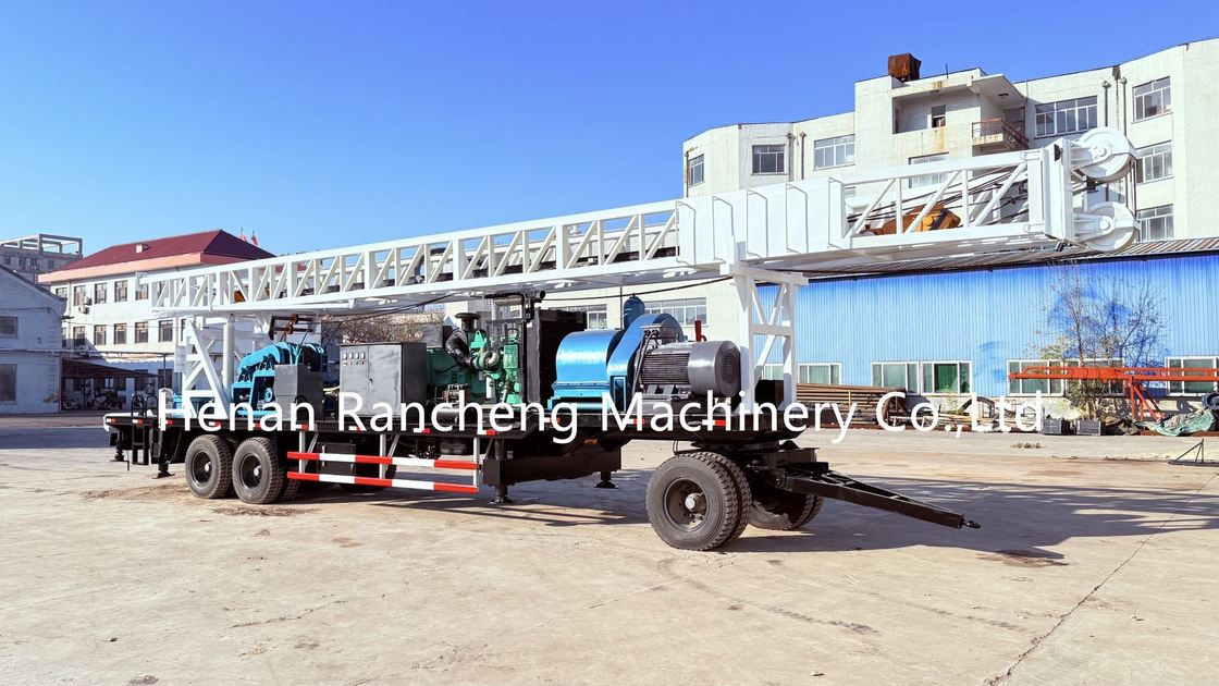 Ứng dụng khoan giếng nước với động cơ diesel Cummins 132KW để khoan nước 600m