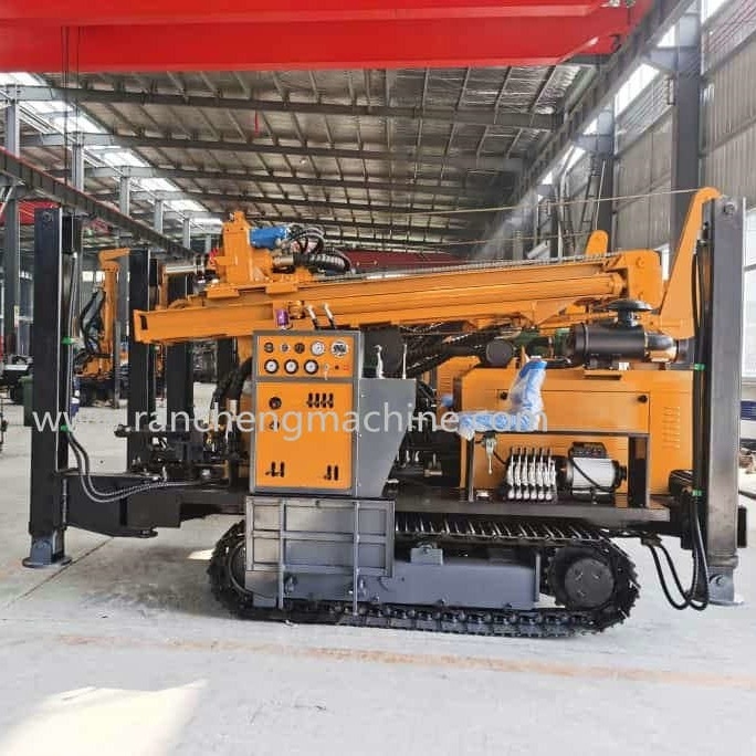 Water Well Drilling Machine For 800m Deep Drilling In All Types Of Soil 154KW Cummins