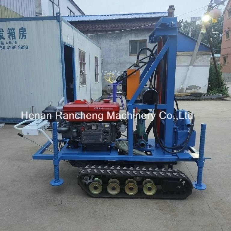 RCS200C mini khoan khoan cho khoan 150 mét giếng nước / động cơ diesel 25hp với bơm nước