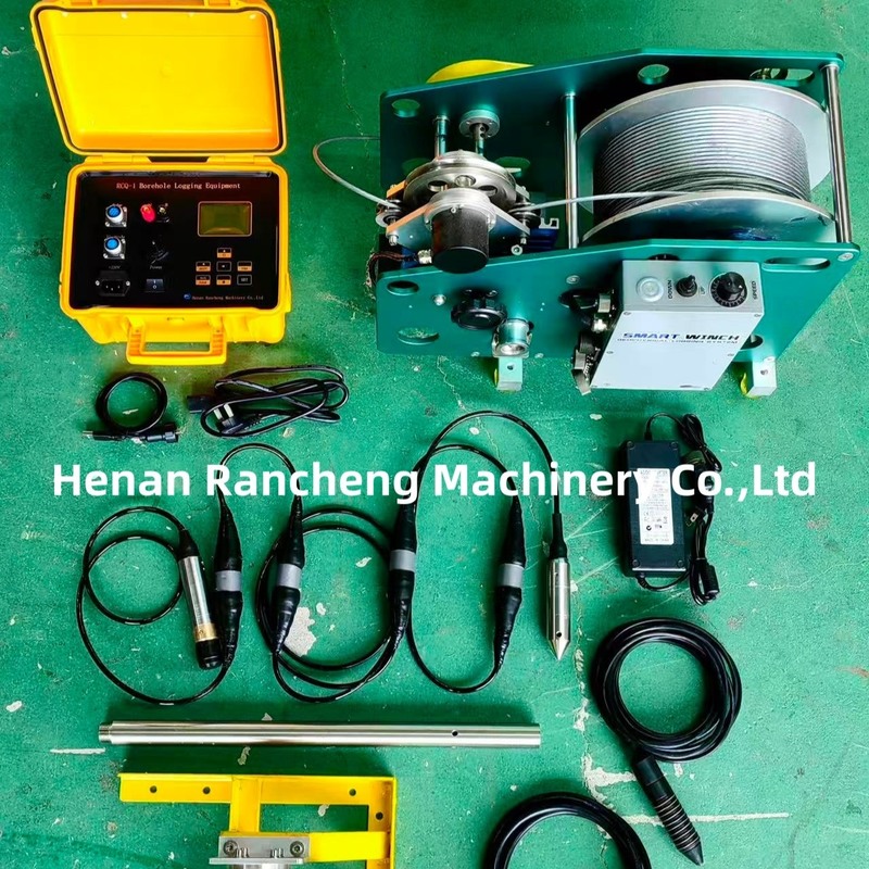 300m Thiết bị địa vật lý lỗ khoan nước Bức tường công cụ 1% (thang đo) Độ chính xác đo kháng cự hiển nhiên