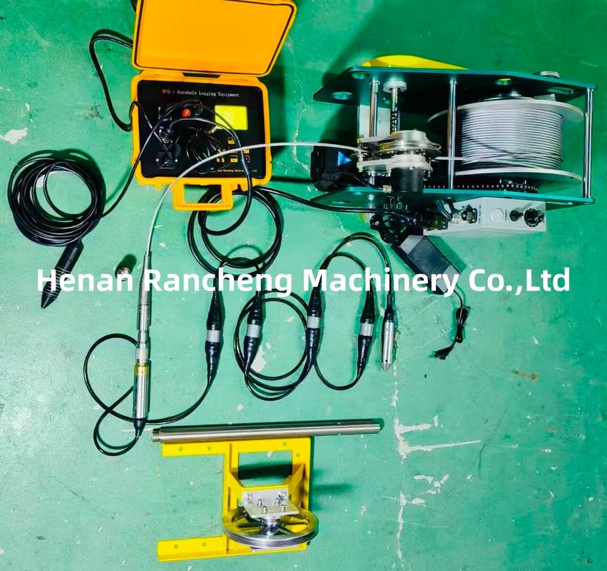 300m Thiết bị địa vật lý lỗ khoan nước Bức tường công cụ 1% (thang đo) Độ chính xác đo kháng cự hiển nhiên