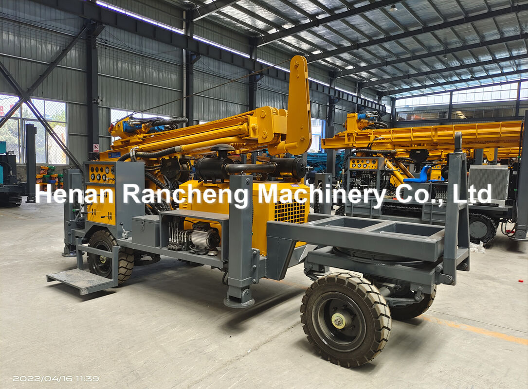 RCF350W 350m Hydraulic Water Borehole Drilling Machine For Deep Water Well Projects