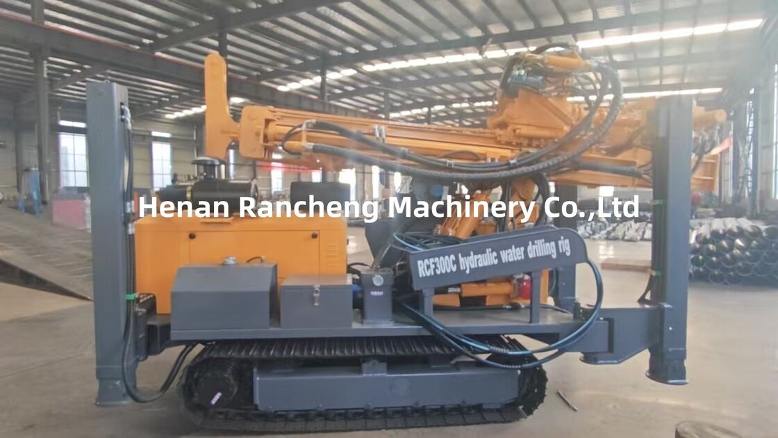 300m Độ sâu giếng nước loại máy khoan máy khoan 85KW Yuchai Engine